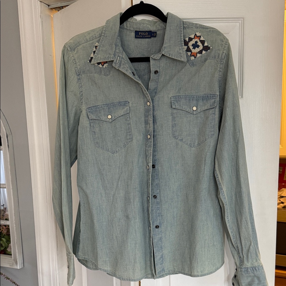 Polo by Ralph Lauren Blue Button Down Shirt